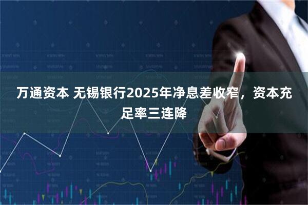 万通资本 无锡银行2025年净息差收窄，资本充足率三连降